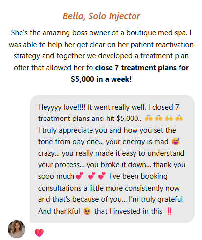 Bella testimonial